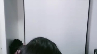 拖鞋家居日韩AV-白皙皮肤呆萌小姐姐！情趣耳朵抓屌吸吮！头套男怼着骚穴猛操，骑乘姿势打桩机，无套内射。